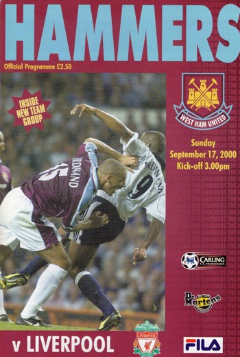 Match programme